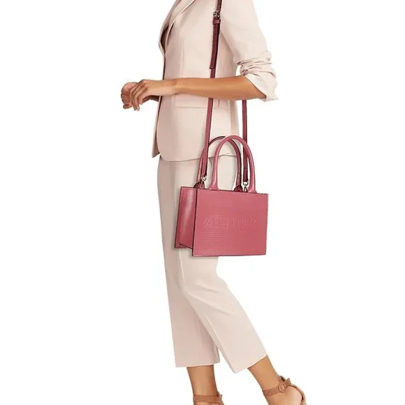 Pink Meline Leather Tote from VALENTINO BY MARIO VALENTINO - Picture 10 of 10